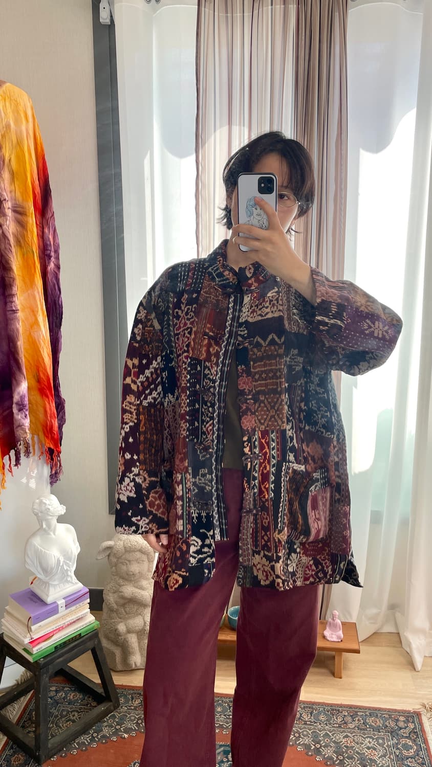 말라이카 에스닉 패치워크 핸드메이드 자켓 상품이미지1