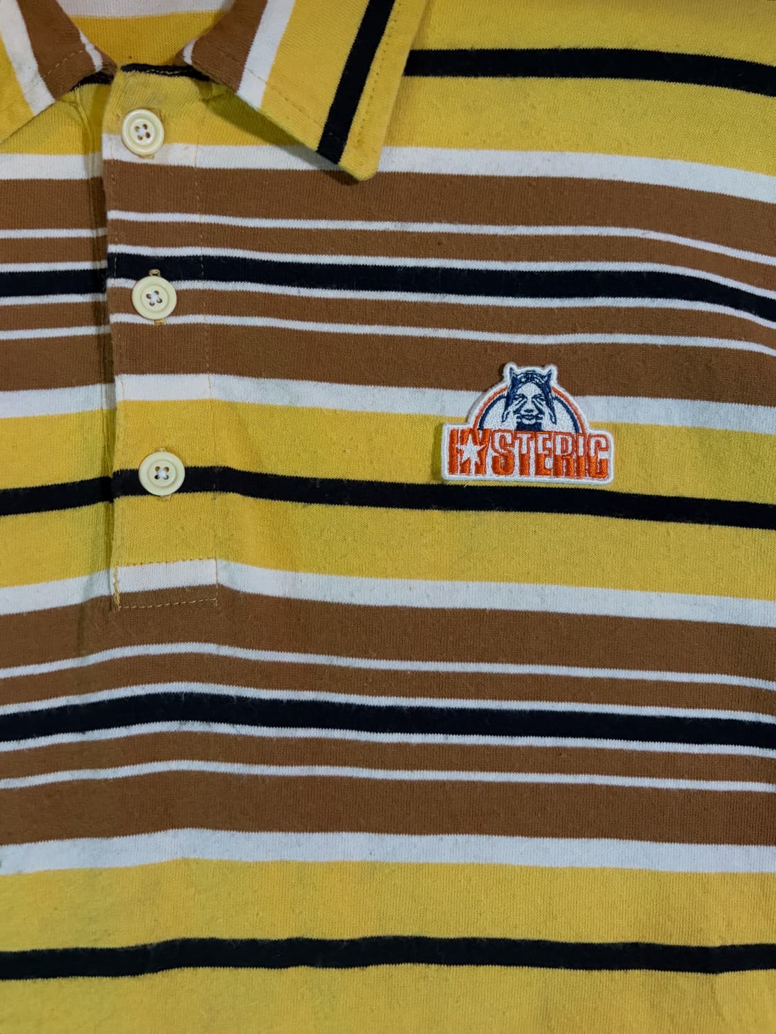 Hysteric Glamour 히스테릭글래머 멀티 보더 폴로티셔츠 상품이미지4