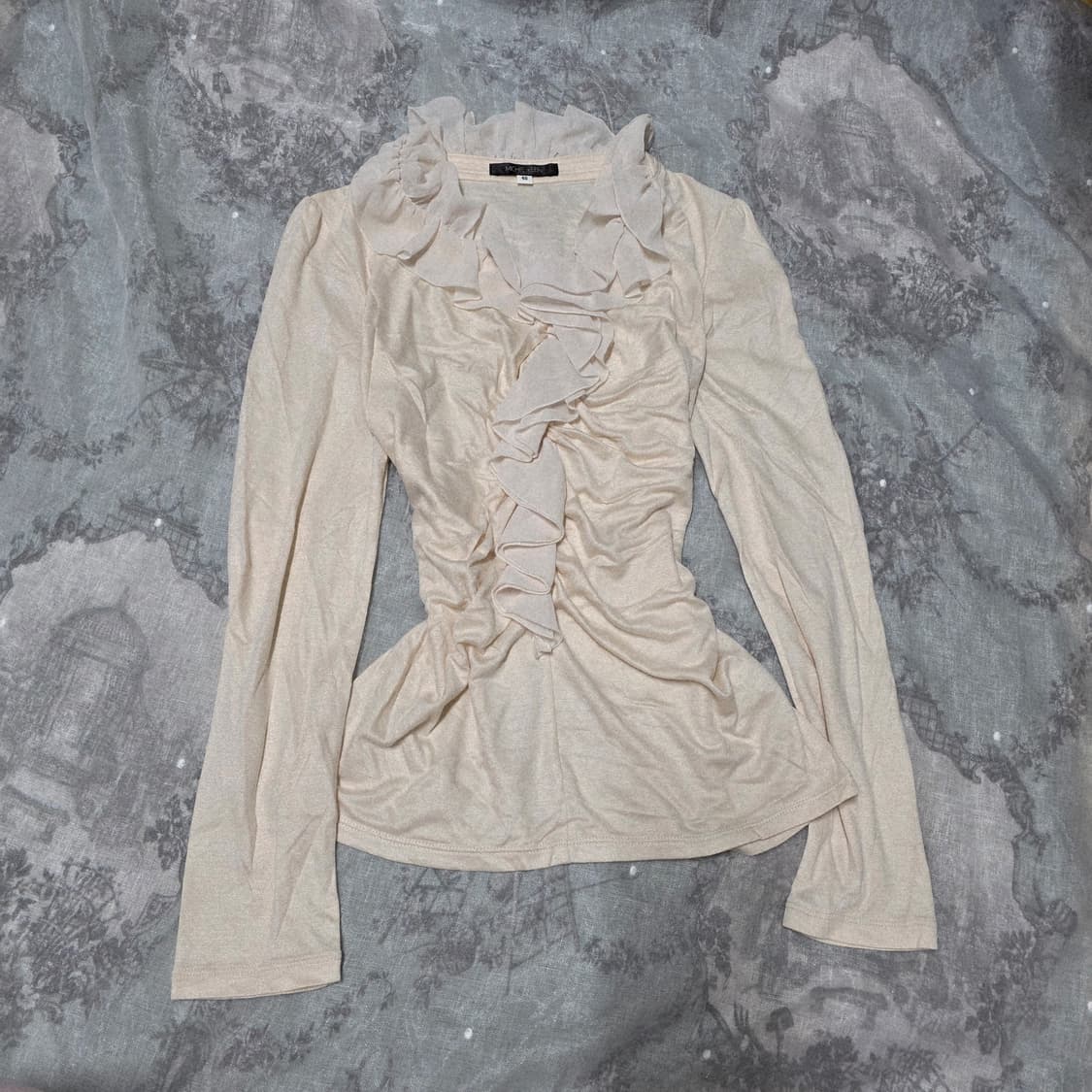 빈티지 프릴 롱슬리브  페어리 모리 긱시크 상품이미지1