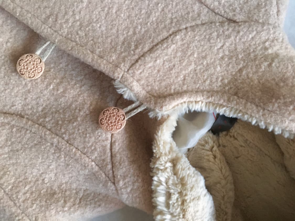 울 100% 일본 빈티지 모리 코트 상품이미지3