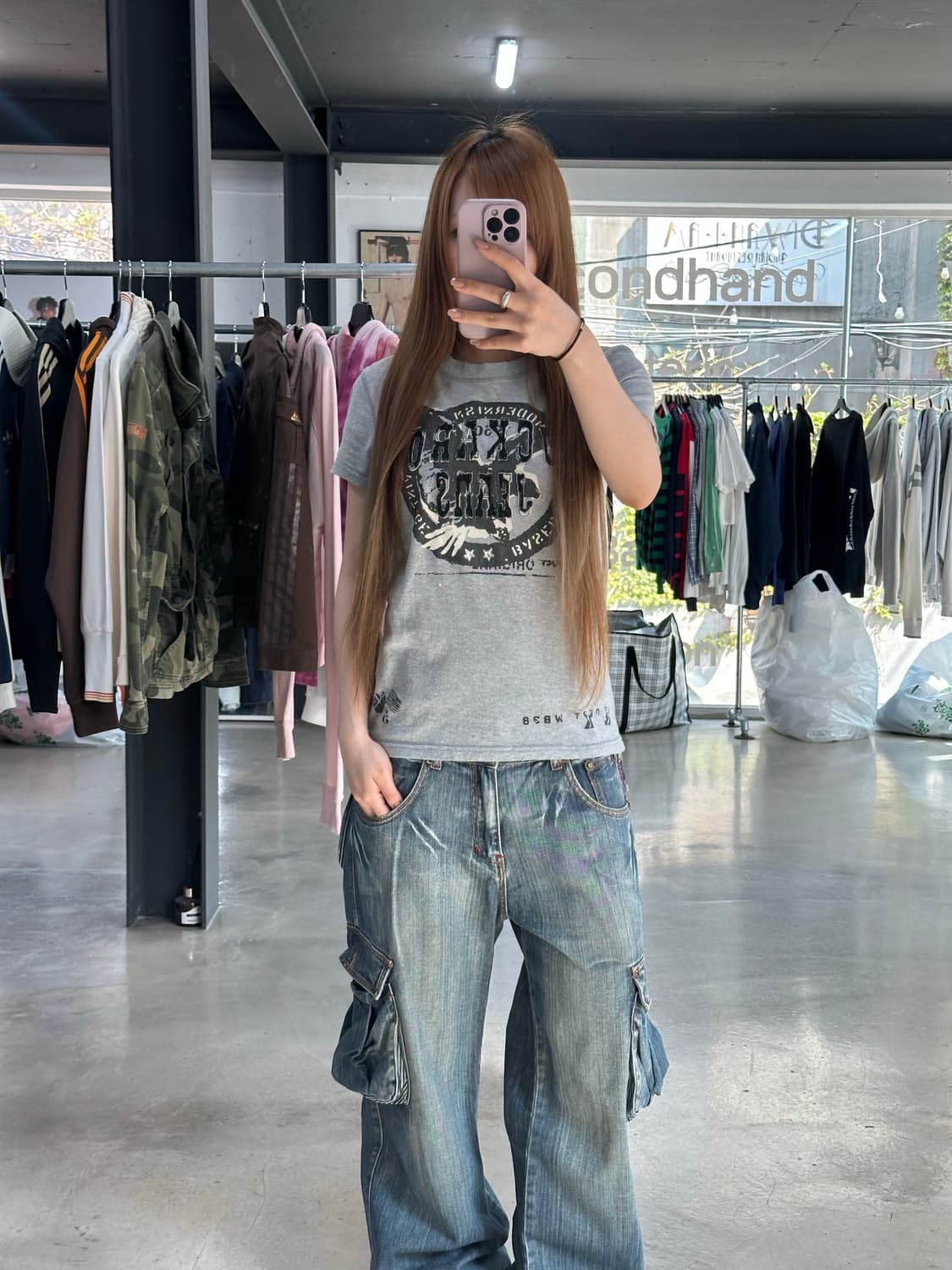 버커루 Y2k 이글 반팔티  상품이미지3