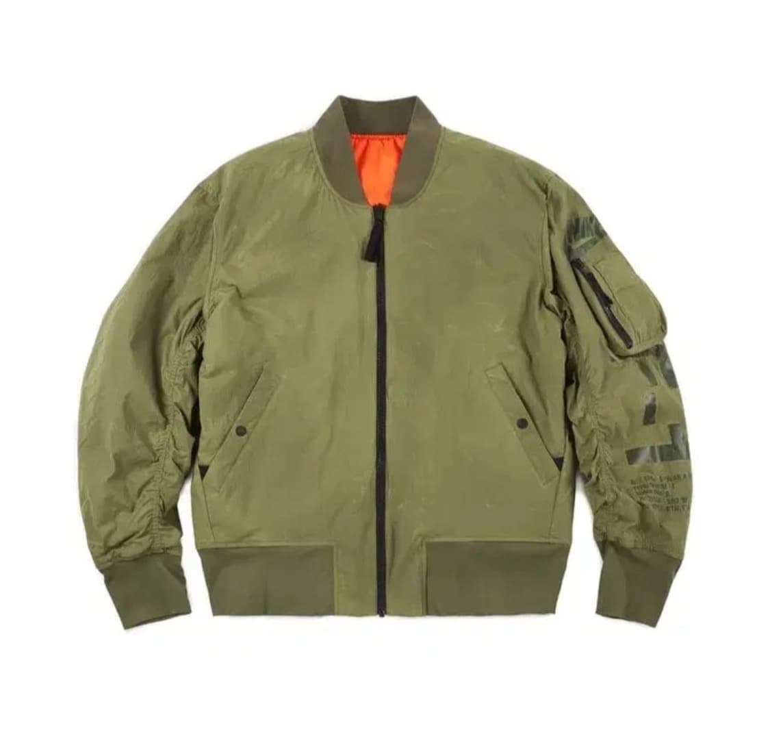 나이키 MA-1 봄버 자켓 카키 리버시블 상품이미지2