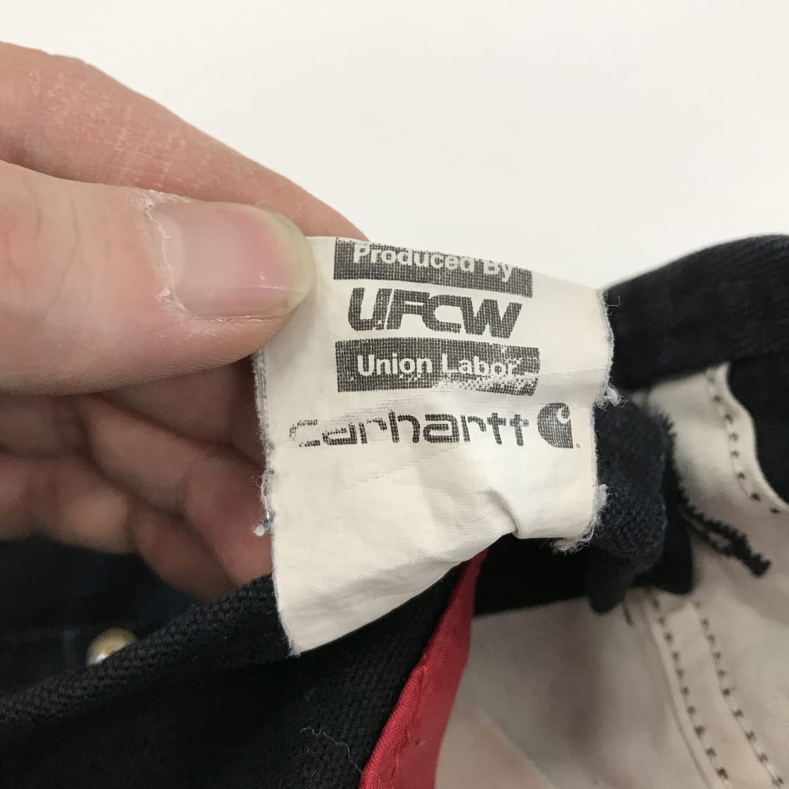 칼하트 흑청 데님 오버롤 [42x32] 상품이미지6