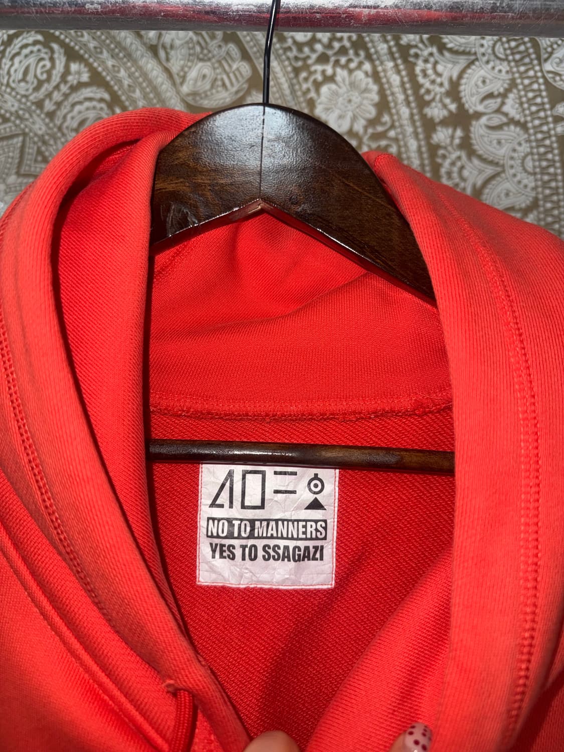 빈티지 자수 후드티  상품이미지4