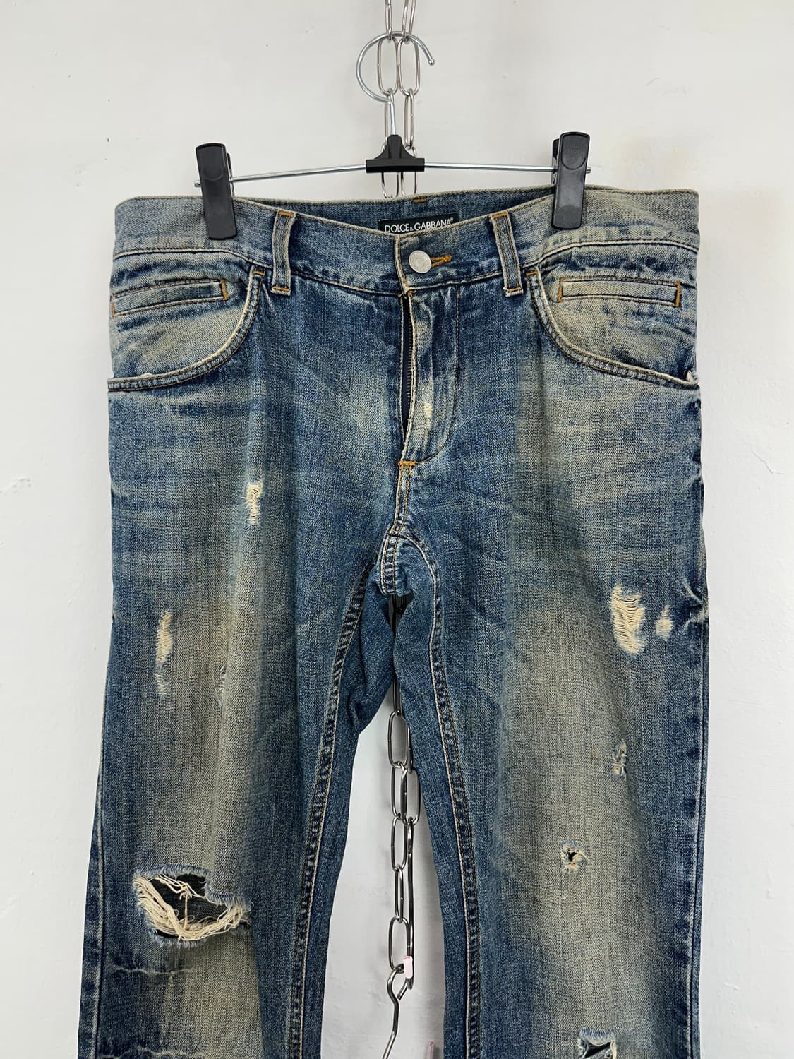 Dolce & Gabbana Metal Detail Washed Deni 상품이미지8