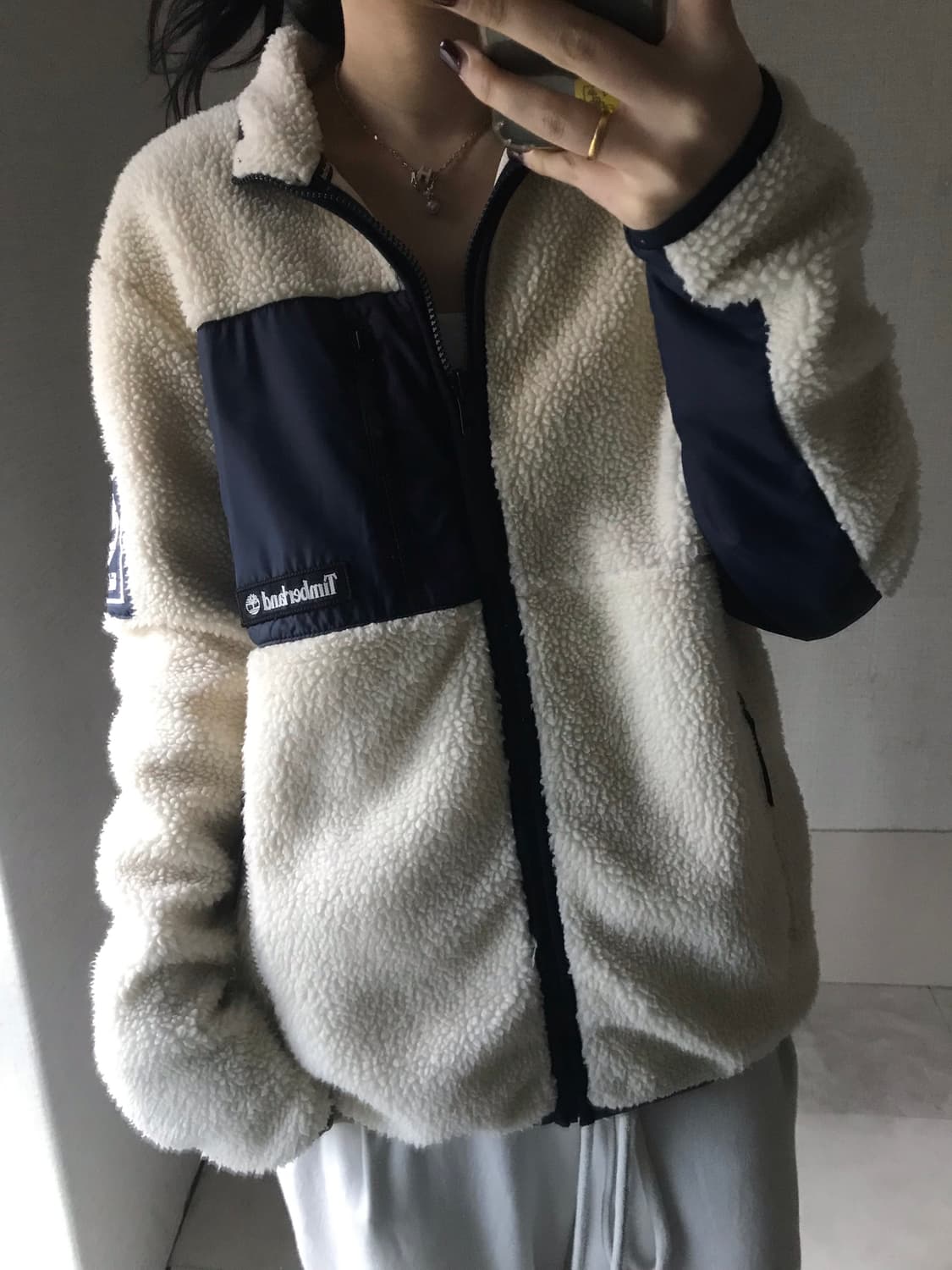 팀버랜드 아이보리 후리스 상품이미지2