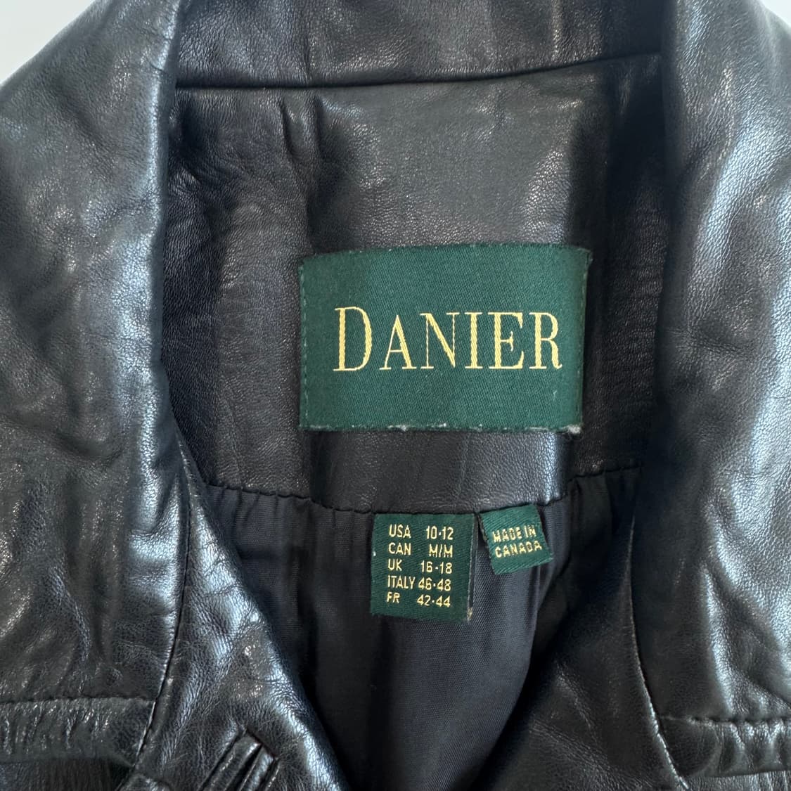 Danier 미디 레더자켓 상품이미지5