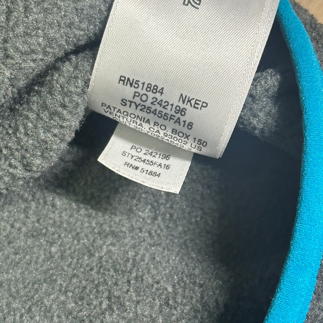 파타고니아 신칠라 스냅티 틸 Teal (우먼즈 L, 맨즈 95~100) 상품이미지6