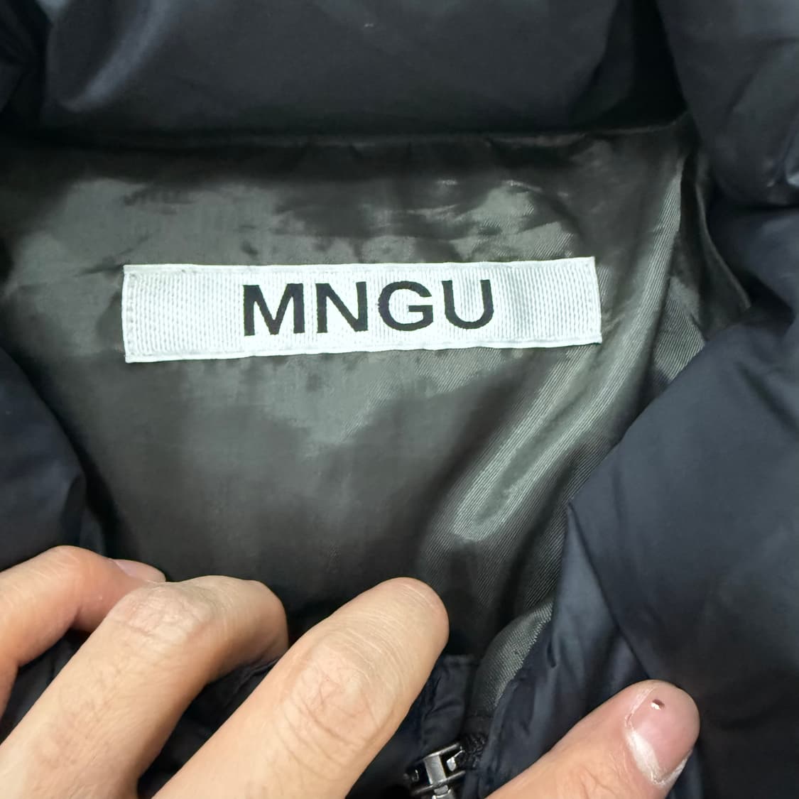 [M] MNGU 크롭 남성 숏패딩 1223T2 상품이미지3