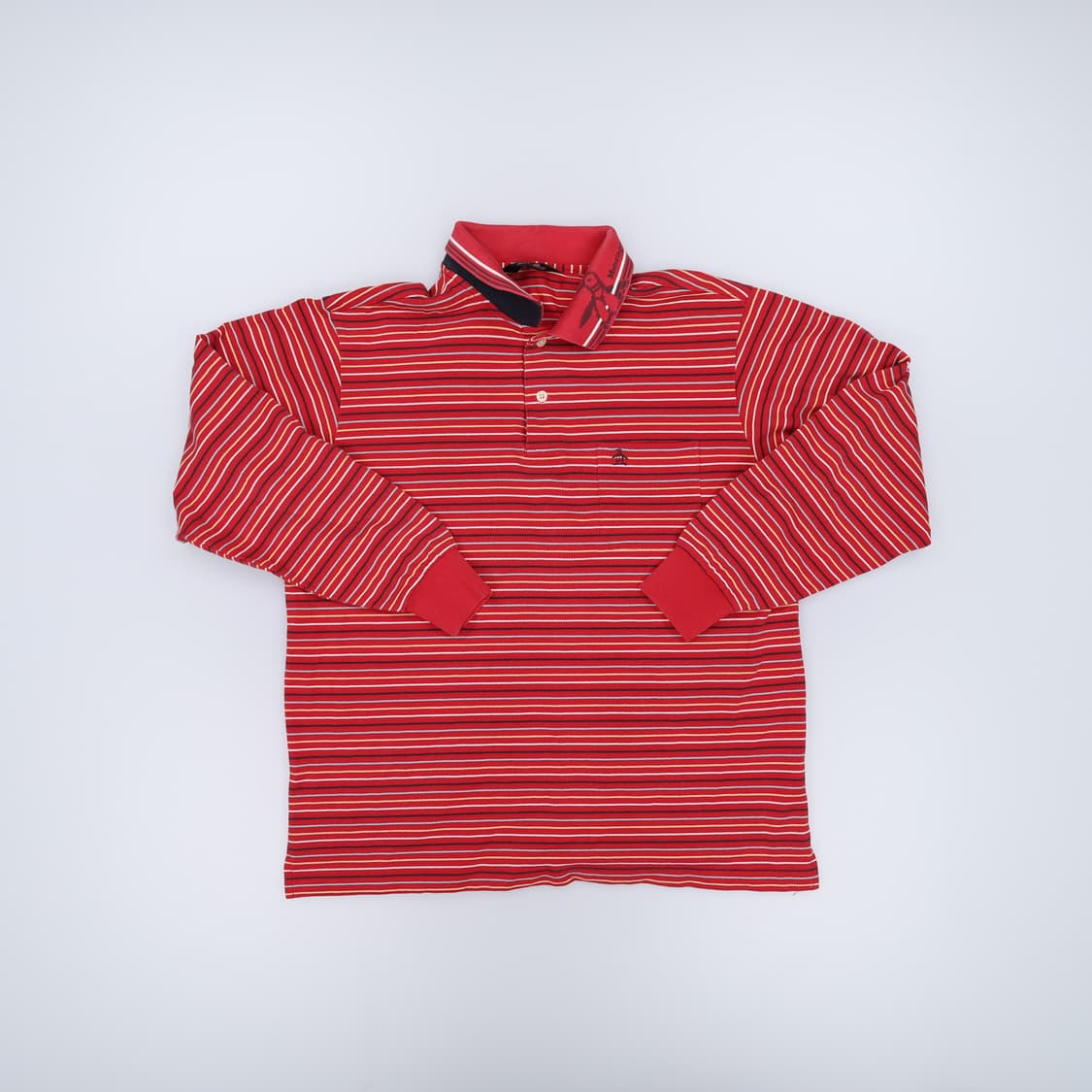 L 먼싱웨어 스트라이프 긴팔카라티 0318H1 상품이미지1