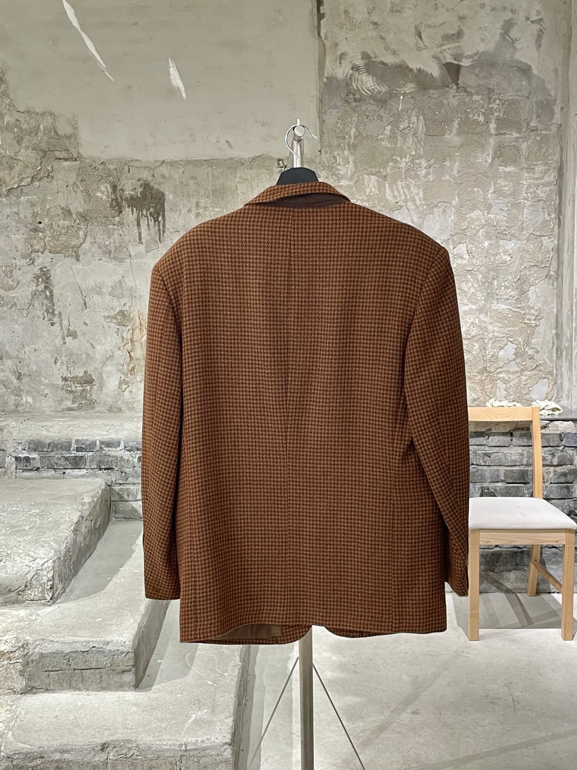 크리스찬 디올 무슈 오커 하운드 투스 체크 2B 울 블레이저 상품이미지6
