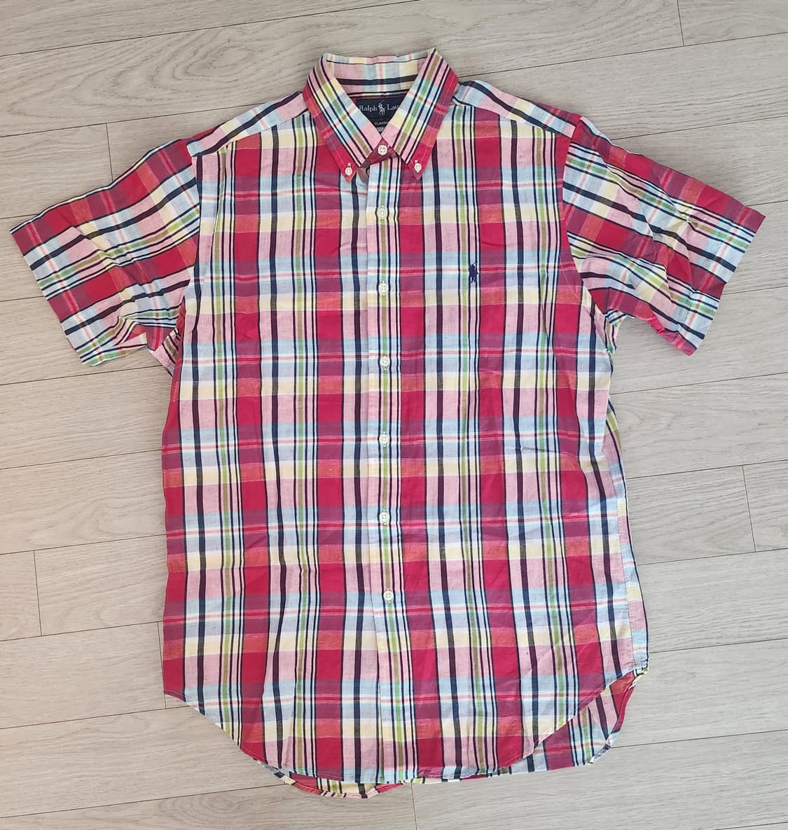 《랄프로렌 클래식핏 체크 셔츠》표기사이즈 M(90~100가능)  상품이미지2