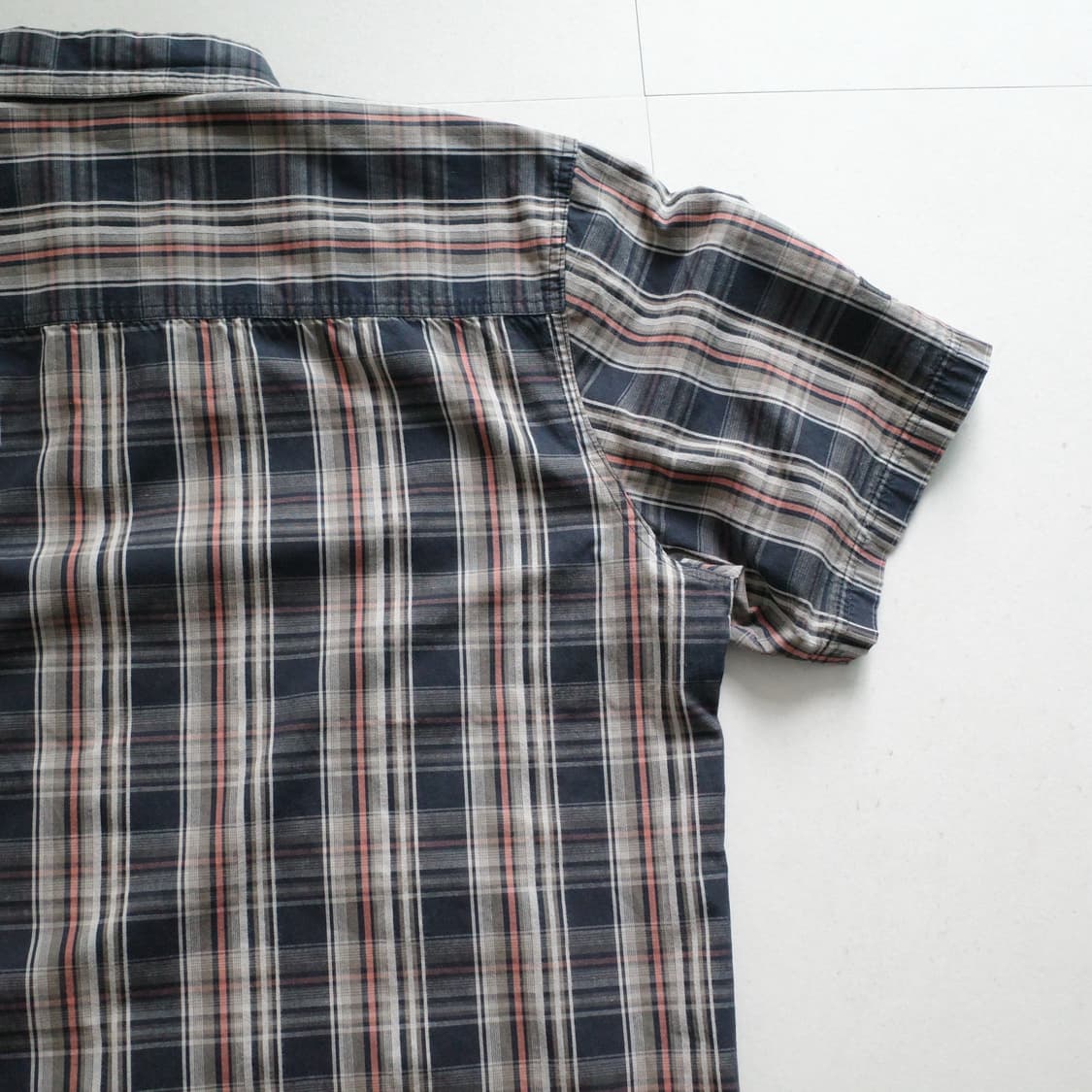 할리데이비슨 자수 로고 체크 반팔 셔츠 XL 상품이미지8