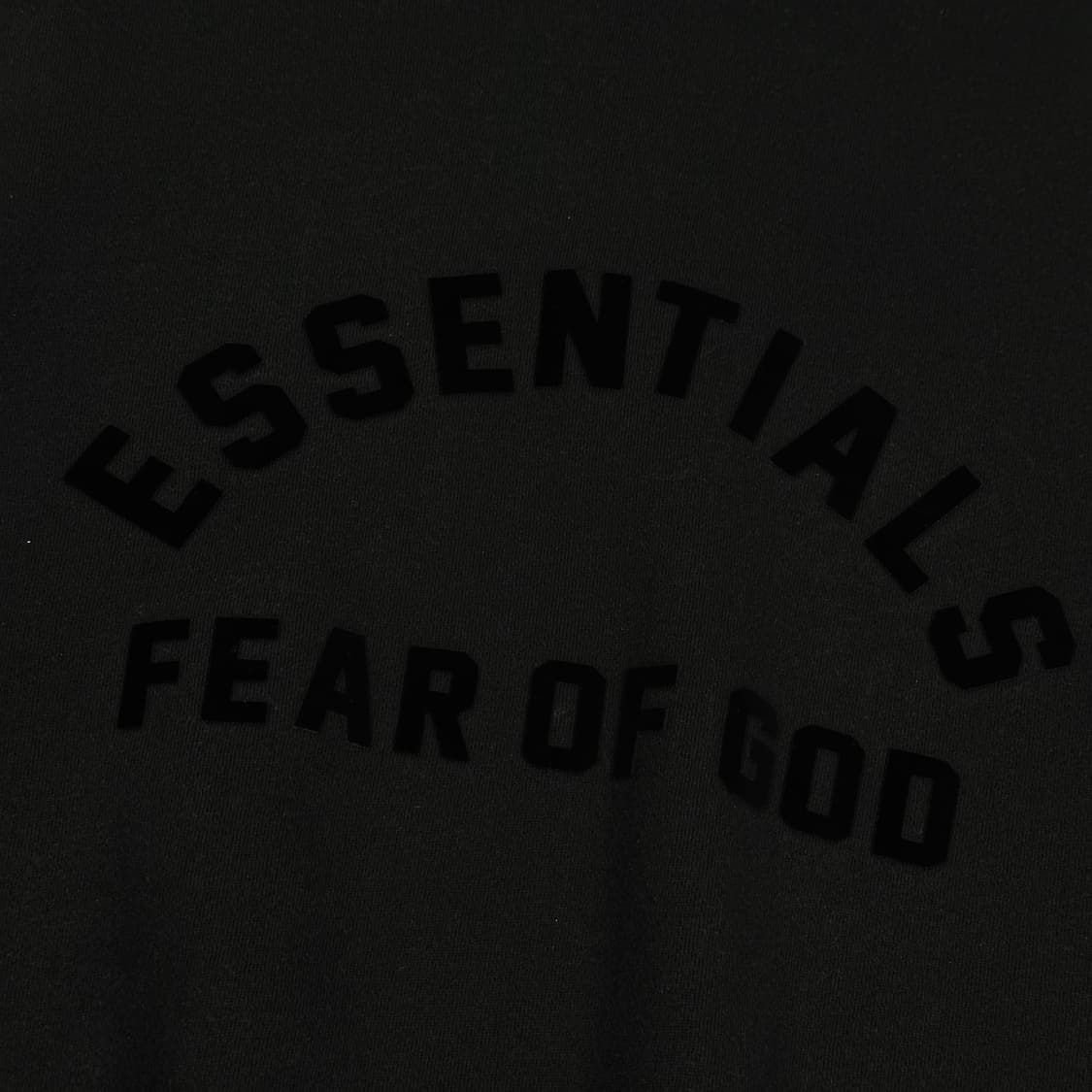 피오갓 에센셜 모크넥 오버핏 후드티 블랙 M 상품이미지5