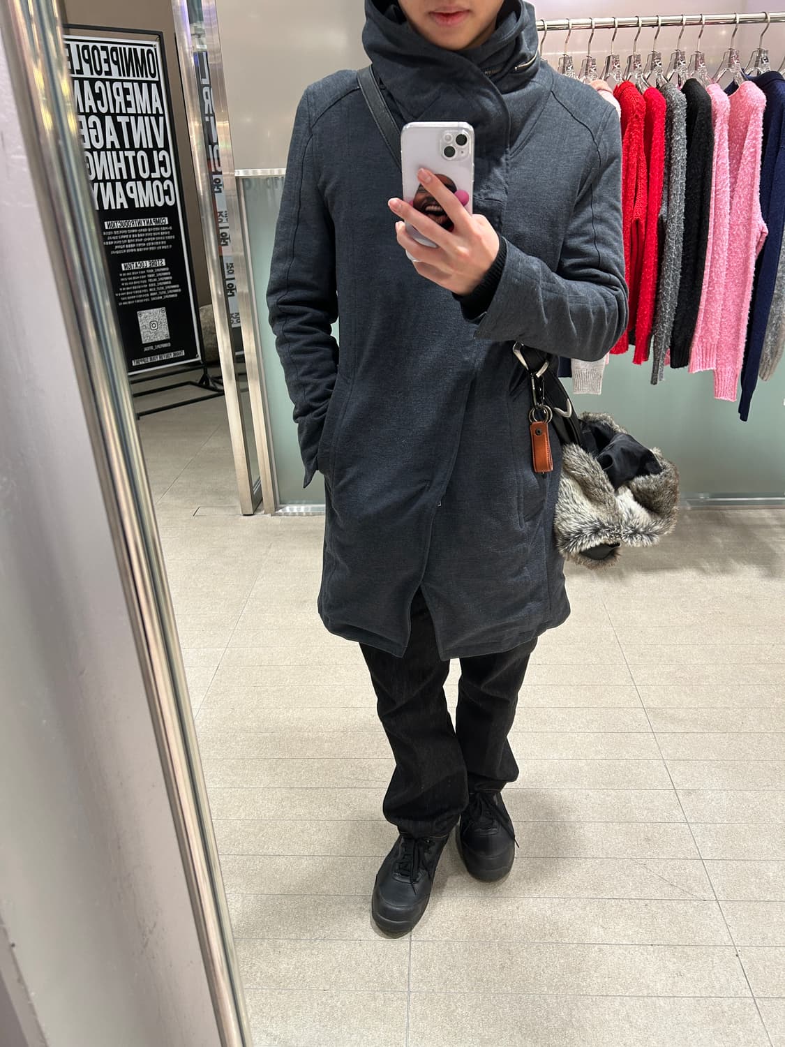 슈리셀 하이넥 코트 상품이미지4