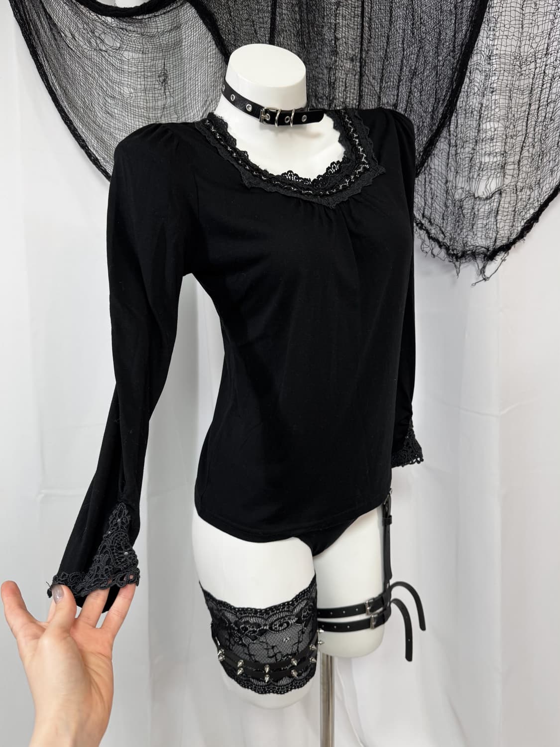 lace t-shirt 상품이미지2
