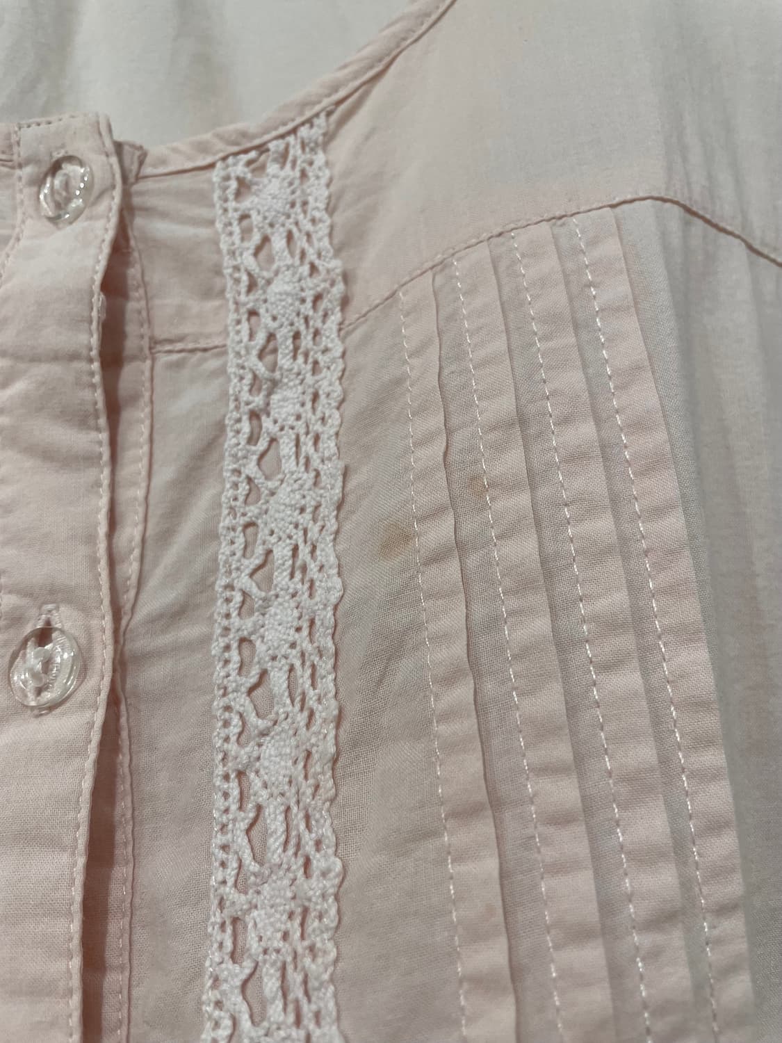 Soft Pink Pintuck Blouse 상품이미지9