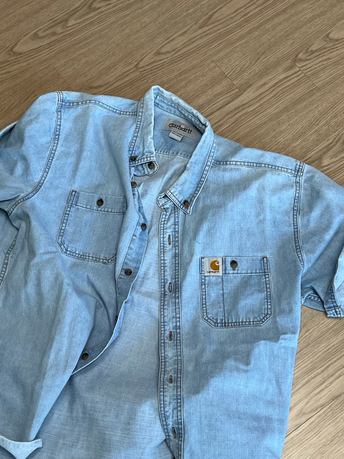 칼하트 데님 스카치 청남방 셔츠 상품이미지2