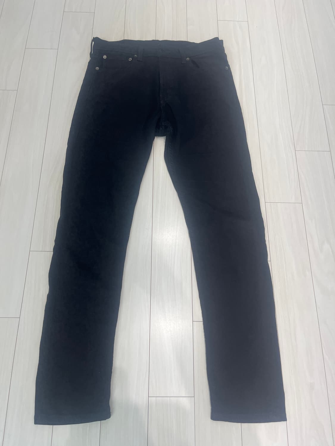 M리바이스539슬림레귤러핏 블랙워시드 데님팬츠 상품이미지2