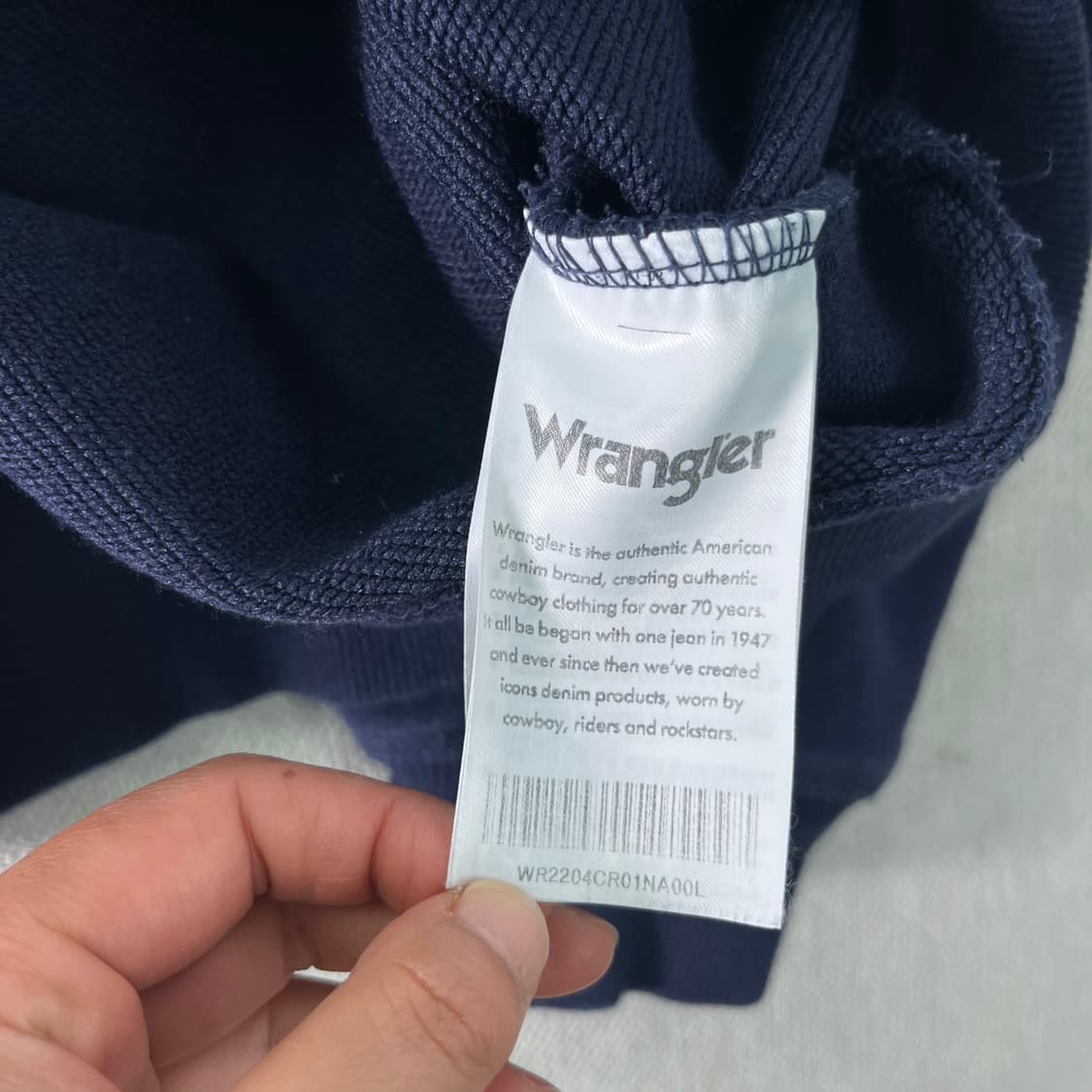 100 랭글러 빅로고 맨투맨 상품이미지4