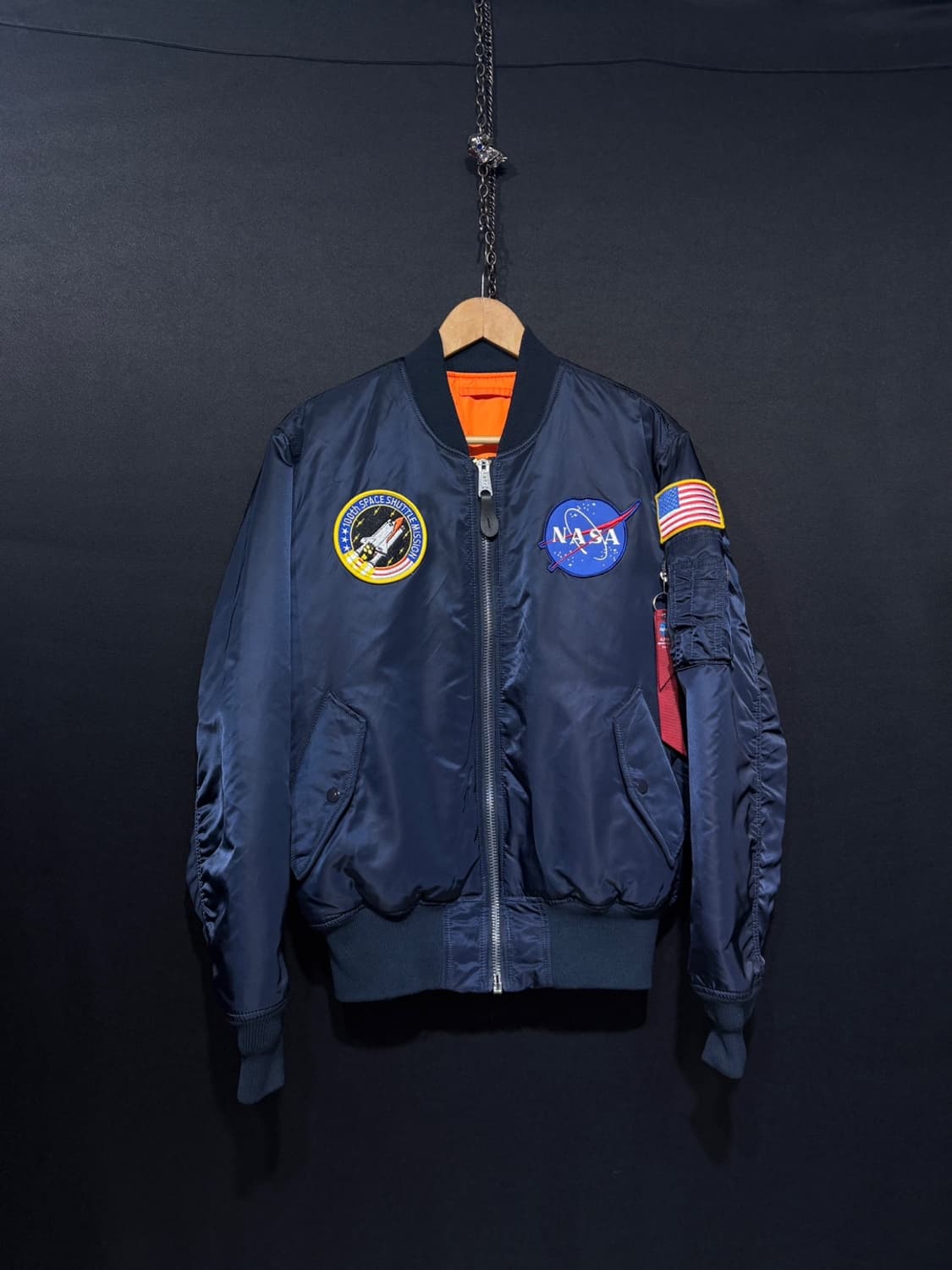 알파 ma-1 나사패치 항공점퍼  상품이미지1