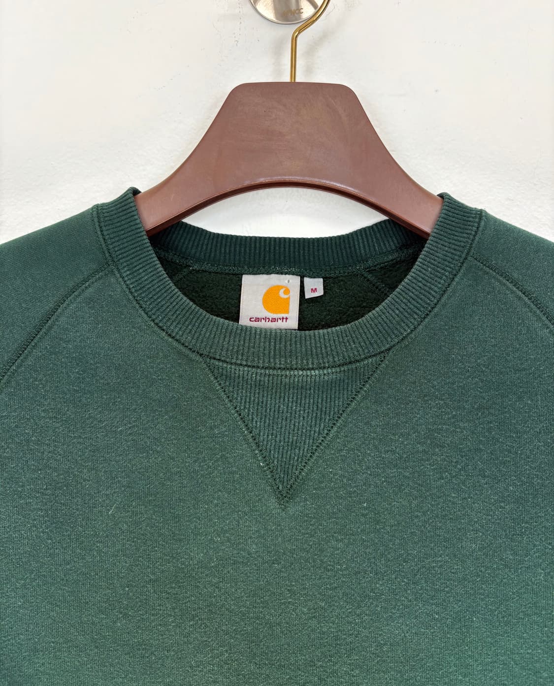 [품명/색상] : [L]CARHARTT 그린 맨투맨  상품이미지6