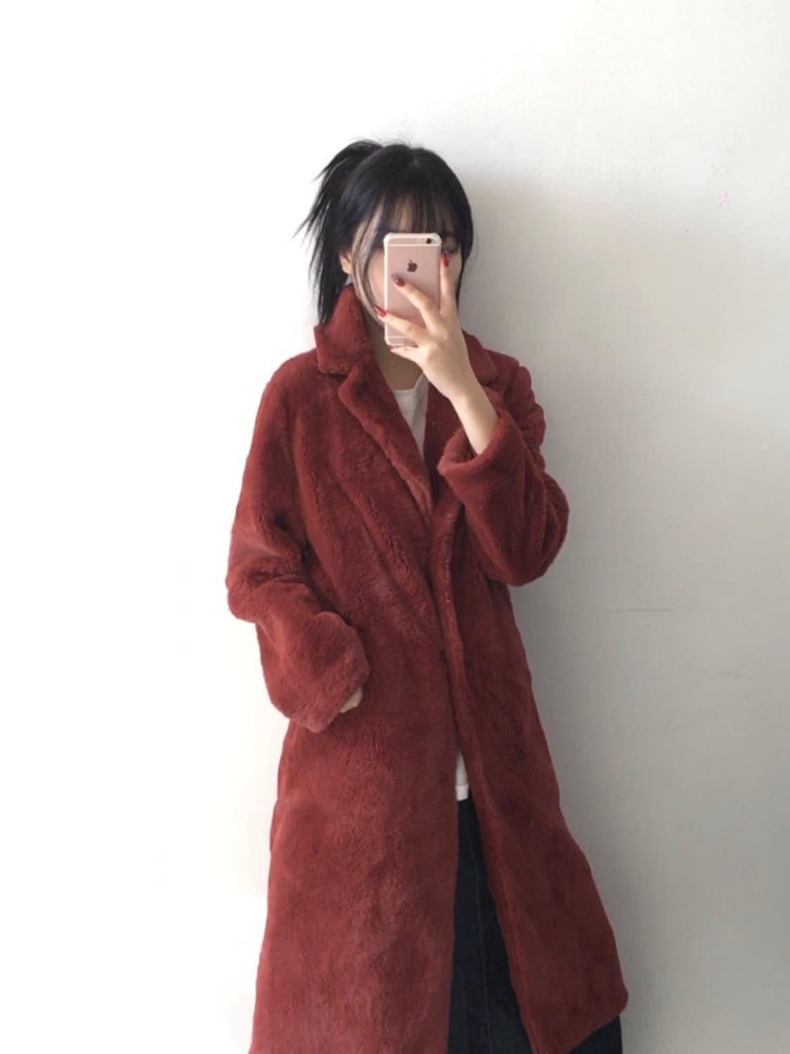 미스치프 퍼 코트 상품이미지2