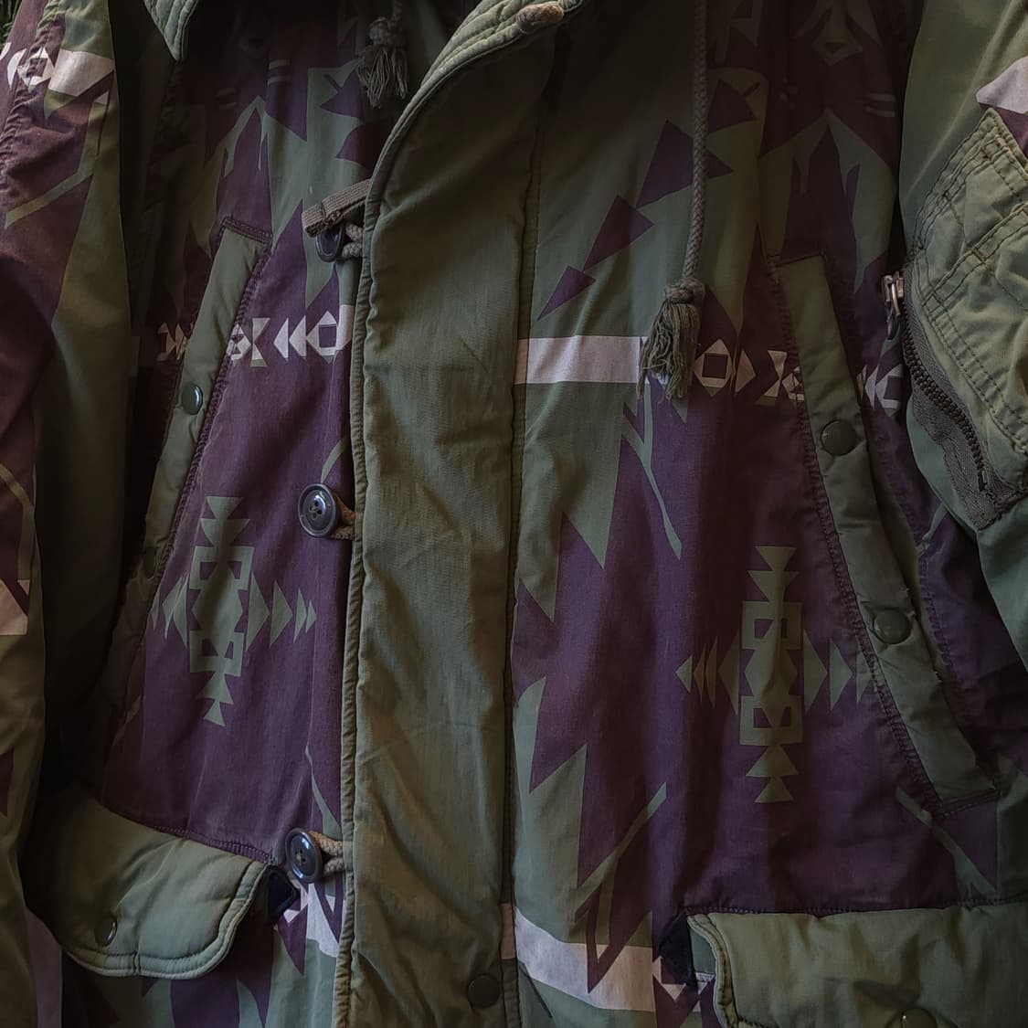 폴로 데님앤서플라이 n3b 다운 패딩 폴로 나바호 L 상품이미지5