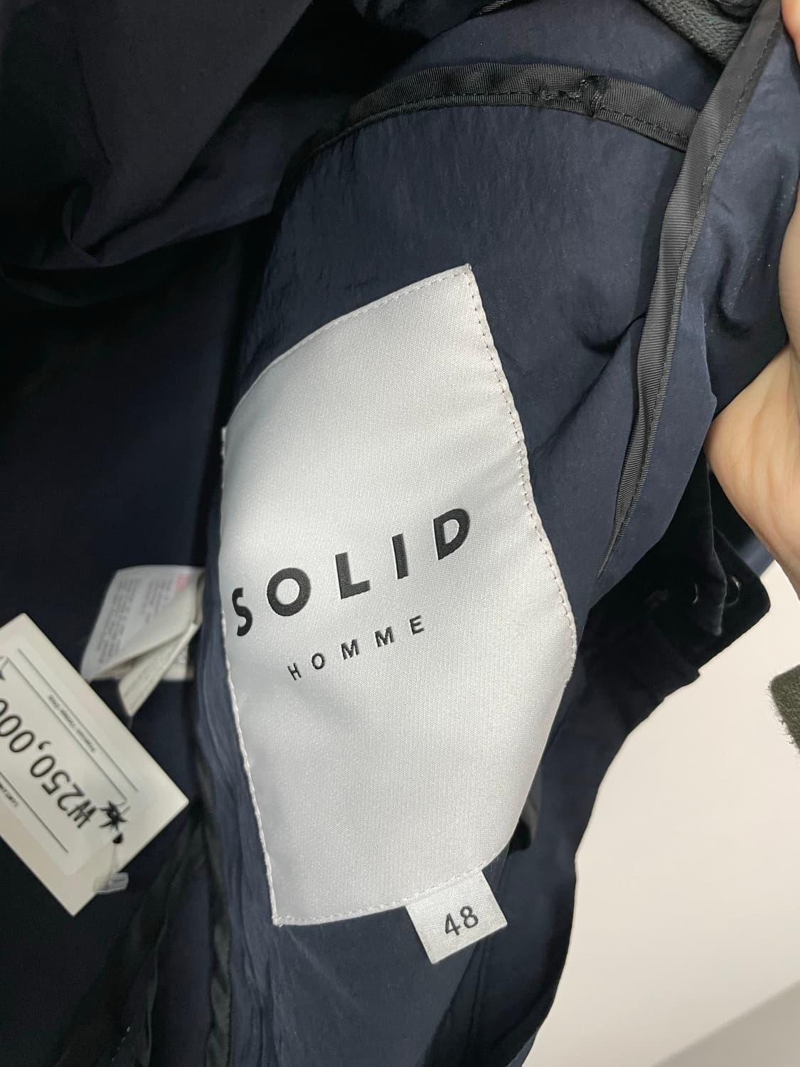 솔리드옴므 나일론 블랙 자켓 H2072 상품이미지4