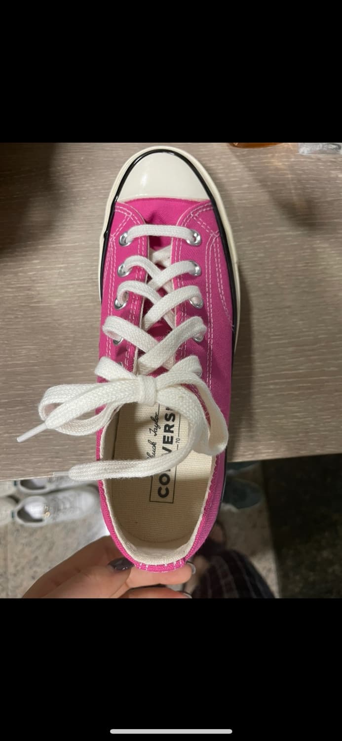 컨버스 시즈널컬러 럭키핑크 (230사이즈) 상품이미지1
