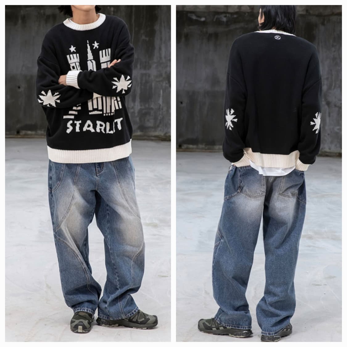 XTONZ XP169 로옴버스 절개 데님 팬츠 청바지 / 남 M
 상품이미지2