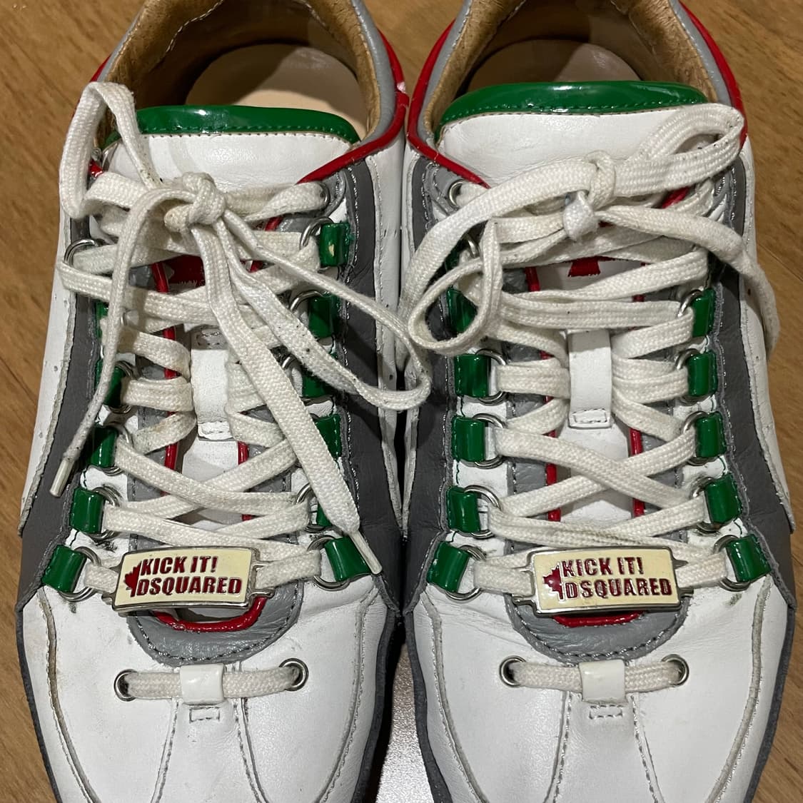 디스퀘어드2 레더 스니커즈 245-250 상품이미지10