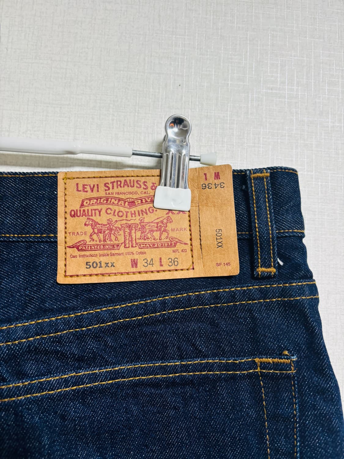 리바이스 Levis 501XX 데님 팬츠 상품이미지3