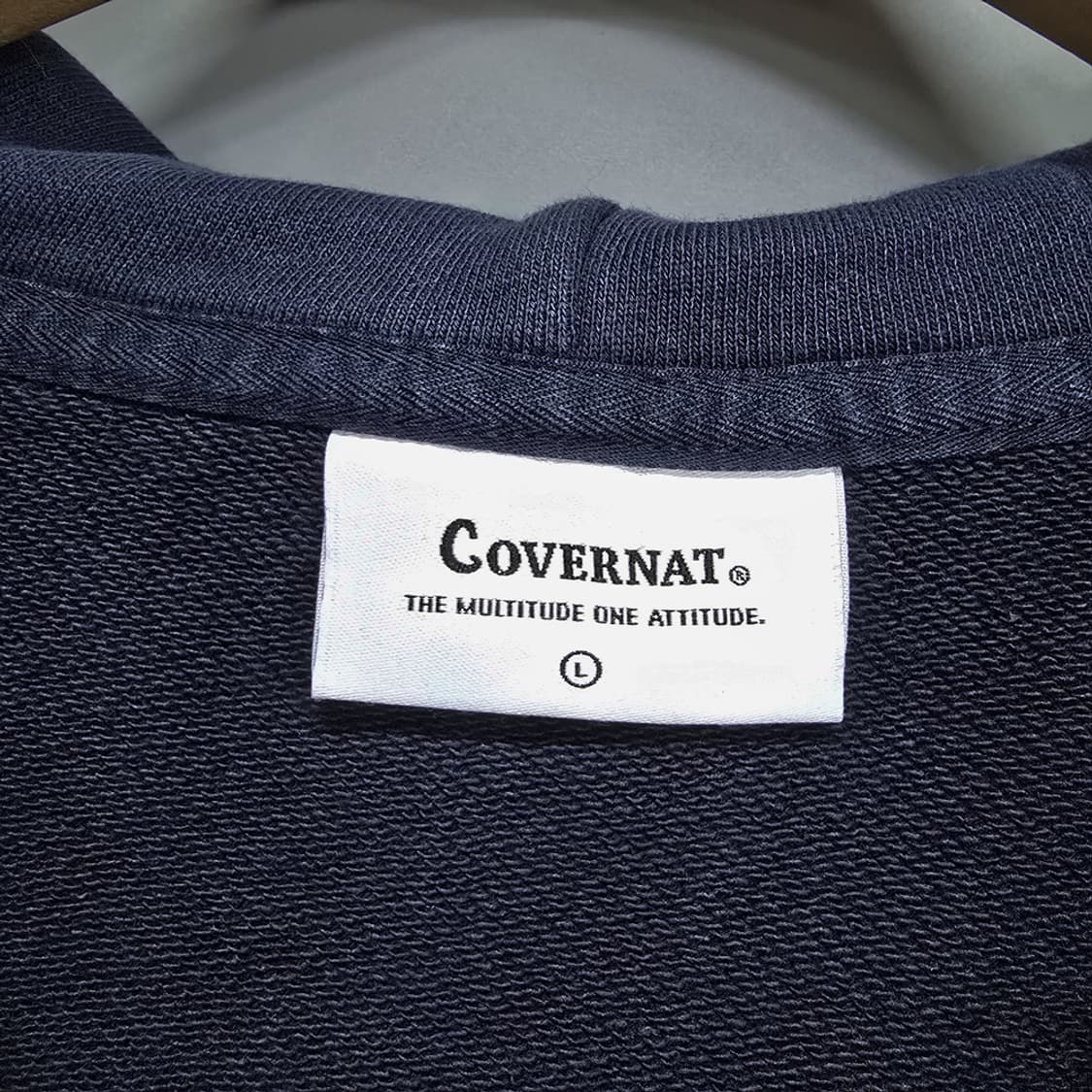 커버낫(COVERNAT)의 하프 집업 후디 L 상품이미지7