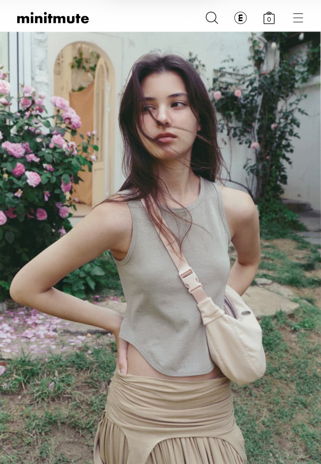 미닛뮤트 클로 웨이스트 워싱 핑크 Washing pink 상품이미지2