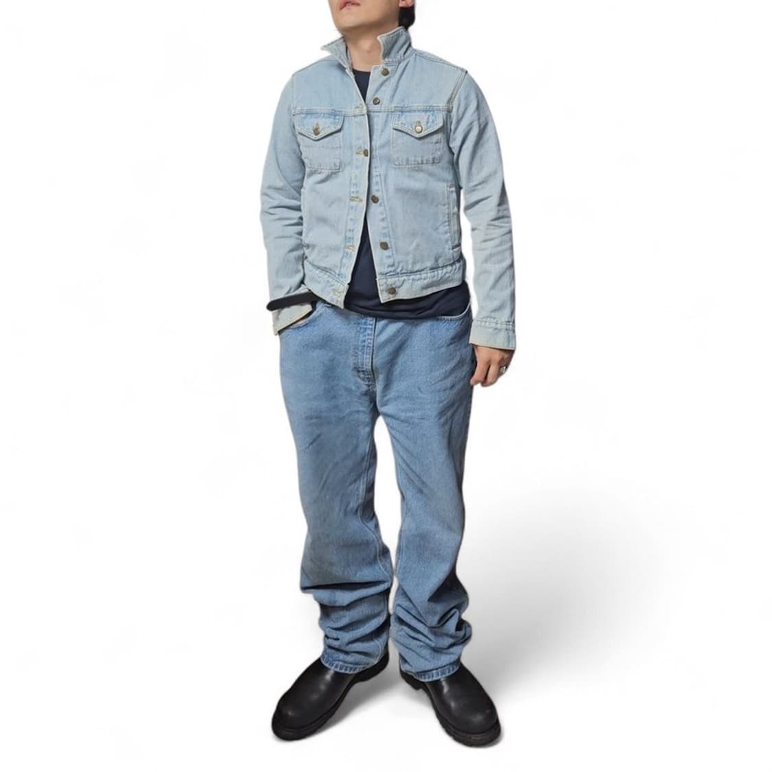 아메리칸어패럴 데님 청자켓 S M0239 상품이미지2