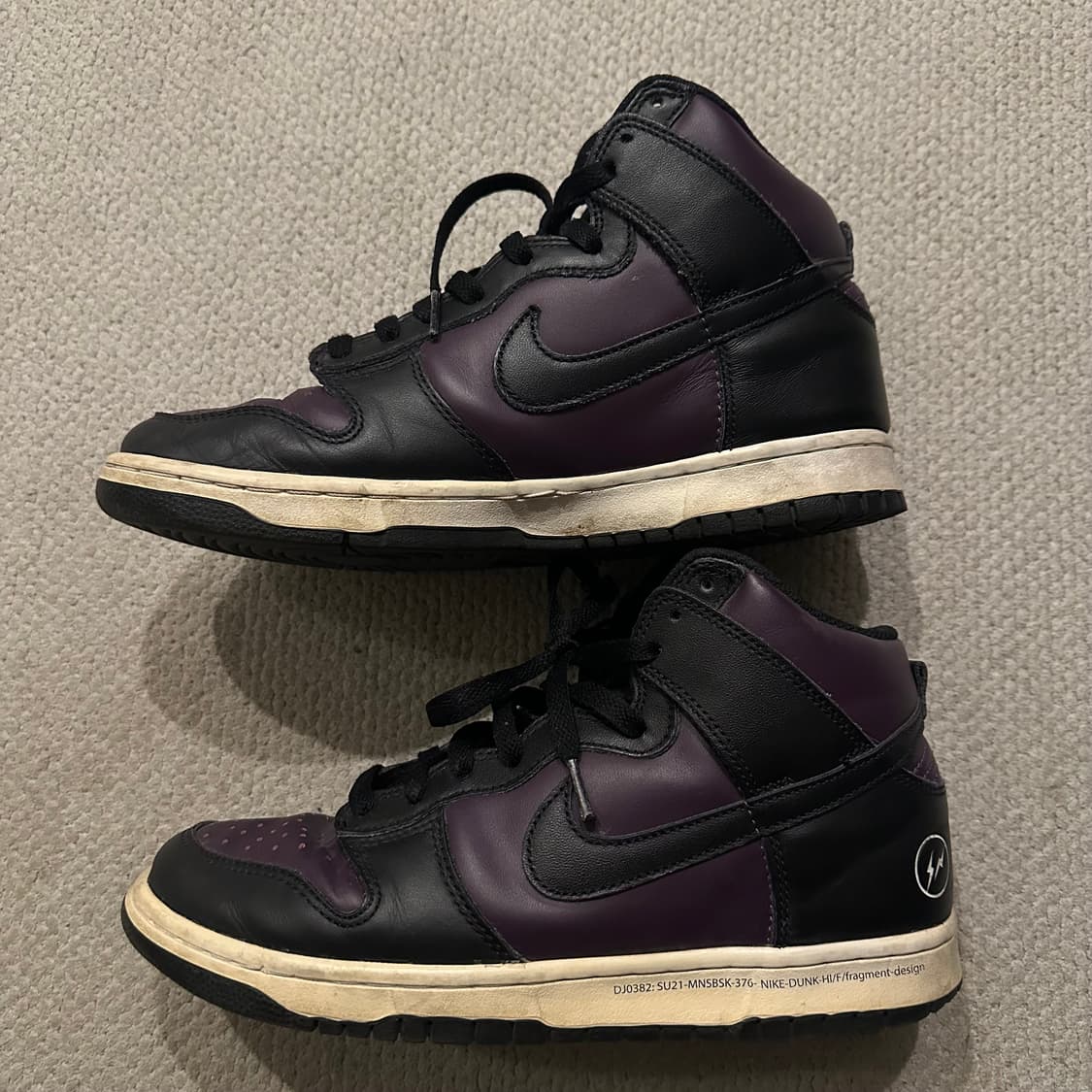 프라그먼트 나이키 덩크 하이 상품이미지8
