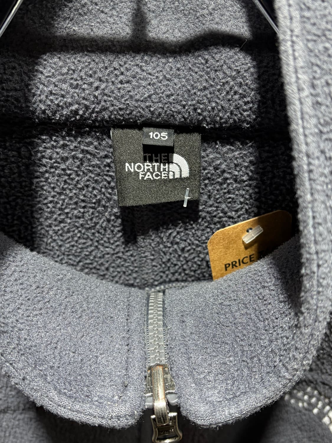 XL 노스페이스 심볼로고 폴라텍 그레이 플리스 상품이미지7