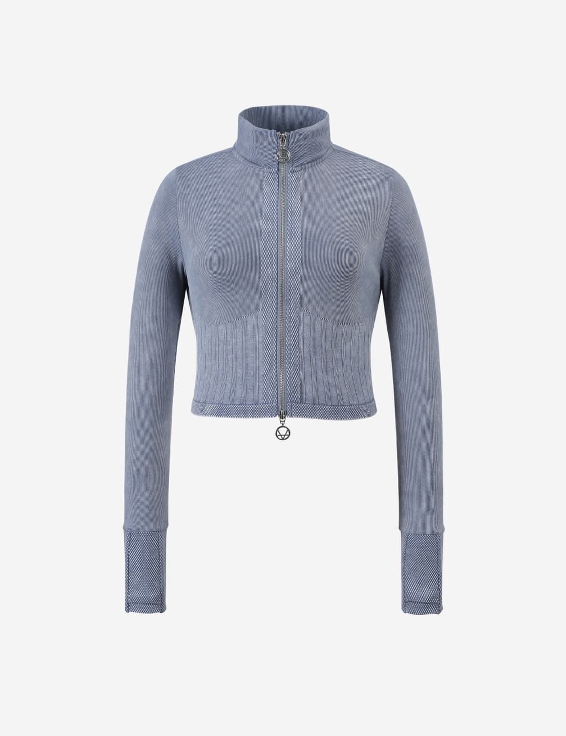 베리시 올텐션 셋업 (집업+부츠컷) 블루틴트 상품이미지3