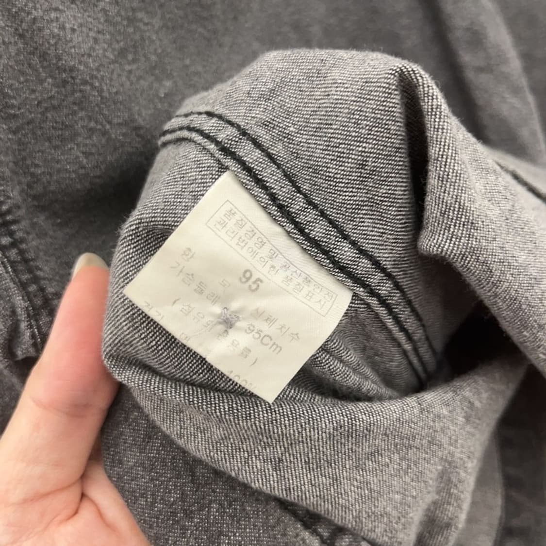 푸부 빈티지 올드스쿨 데님 청셔츠 90 C06251 상품이미지4