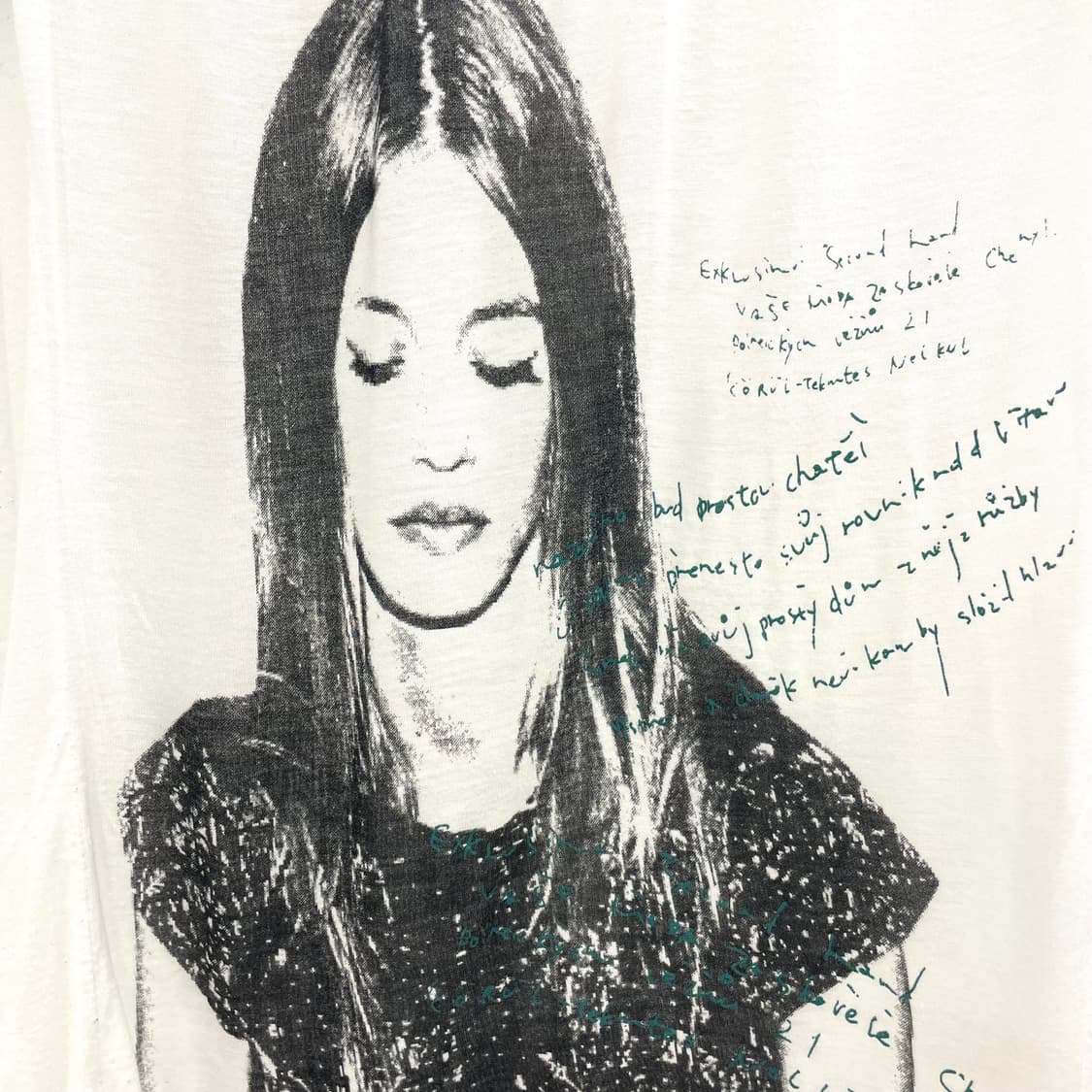 graphic face print flutter Top 상품이미지4