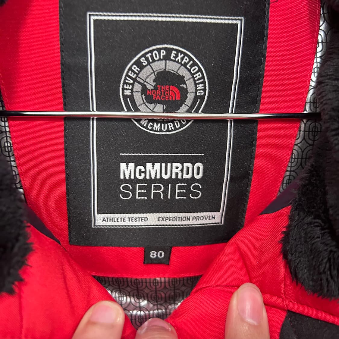 노스페이스 맥머도 시리즈 구스다운 후드 롱패딩 상품이미지3