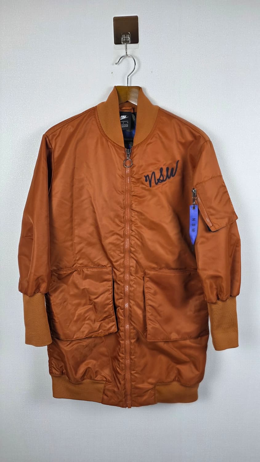 나이키 NSW 여성 MA-1 롱 봄버 자켓 M 상품이미지3