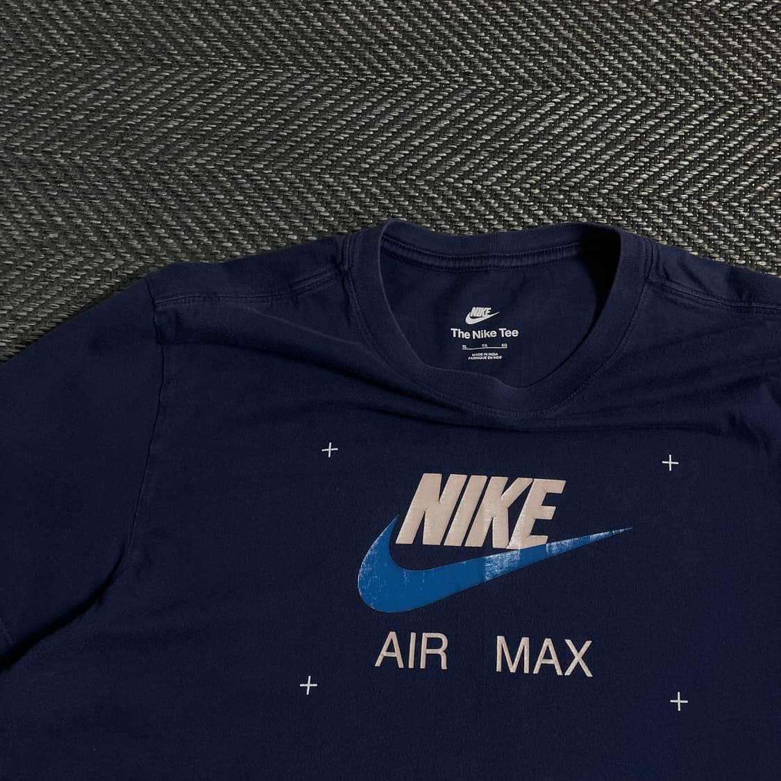 나이키 NSW 에어맥스 빅로고 반팔 티셔츠 네이비o 4925 상품이미지3