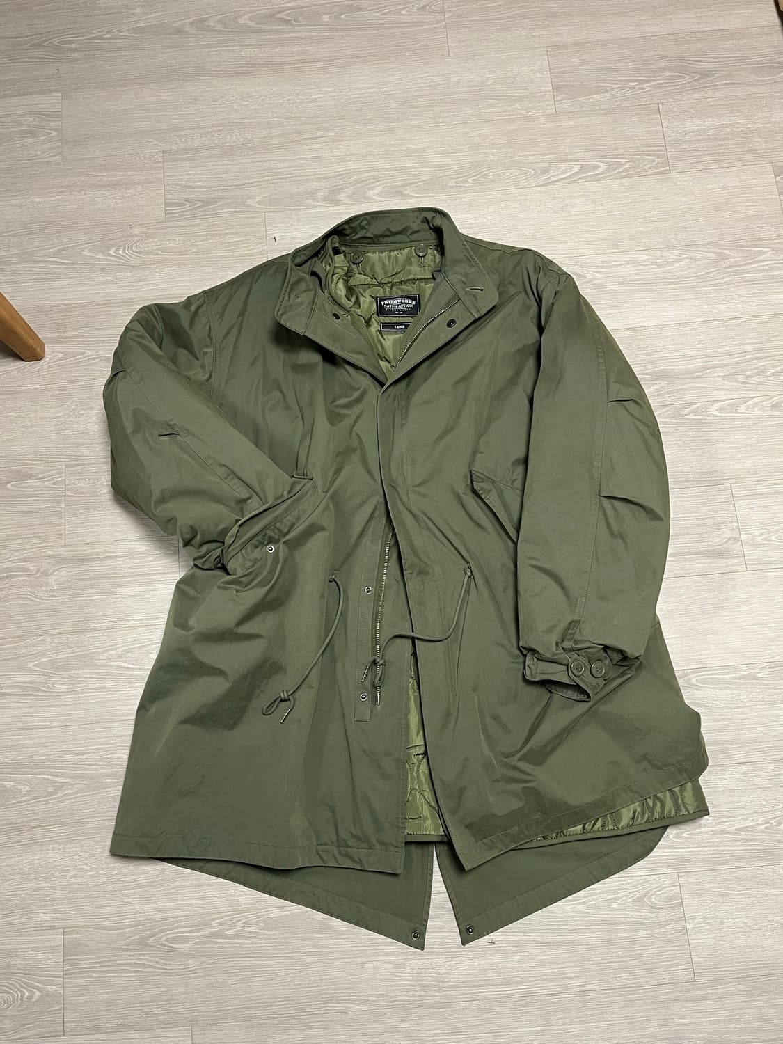 (실착3회) 프리즘웍스 M65 피쉬테일 야상 개파카 상품이미지4