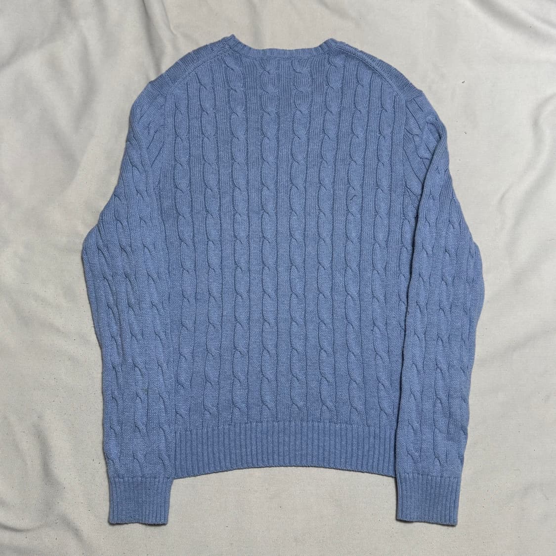 L 폴로랄프로렌 스카이블루 케이블 니트 상품이미지3