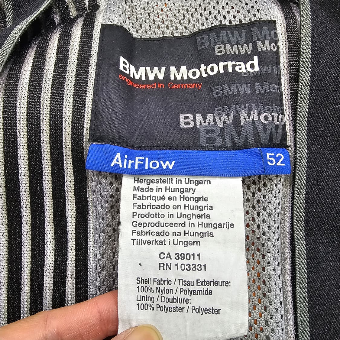 [정품/52] BMW 모토라드 AirFlow 에어플로우 메쉬 라이딩 자켓 상품이미지5