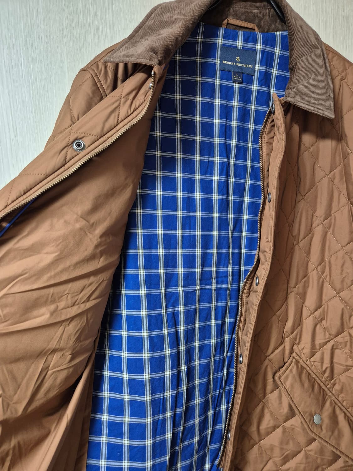 (24년) 브룩스브라더스  다이아몬드 퀄팅 누빔 자켓 라지 상품이미지6