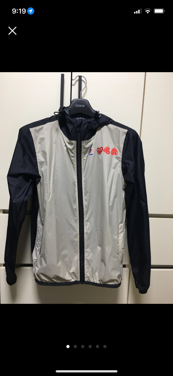 꼼데가르송 x kway콜라보 바람막이 판매합니다 상품이미지1