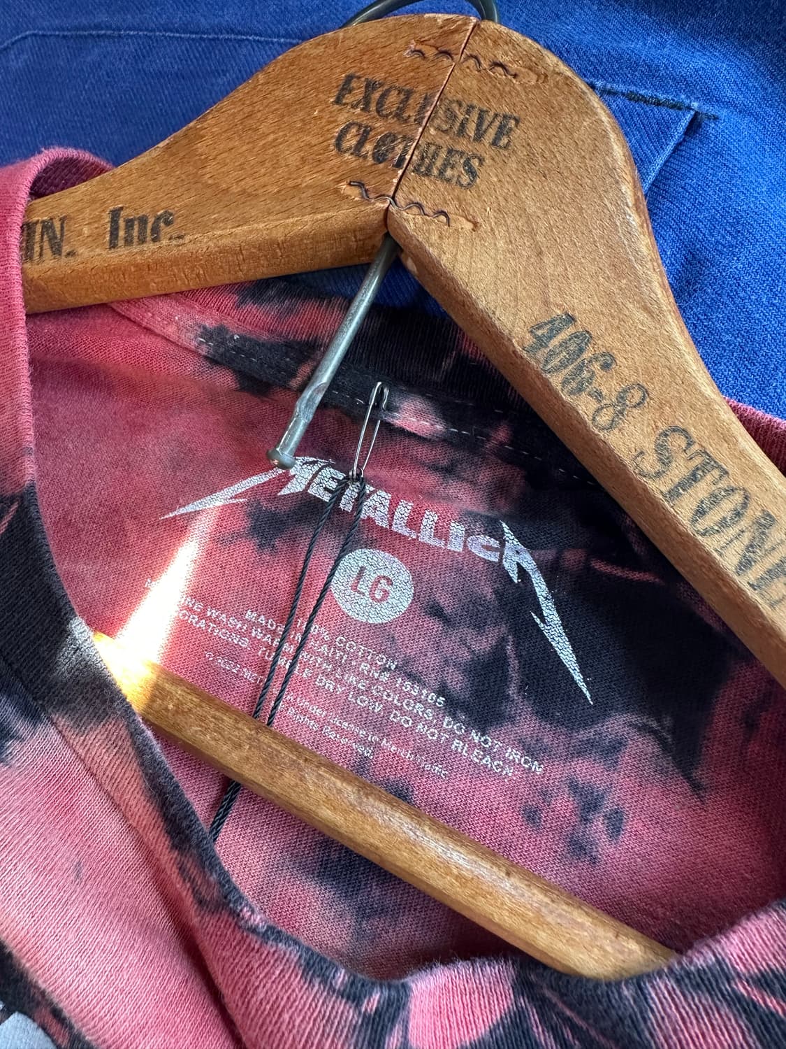 메탈리카 락밴드 프린팅 타이다이 티셔츠 상품이미지5